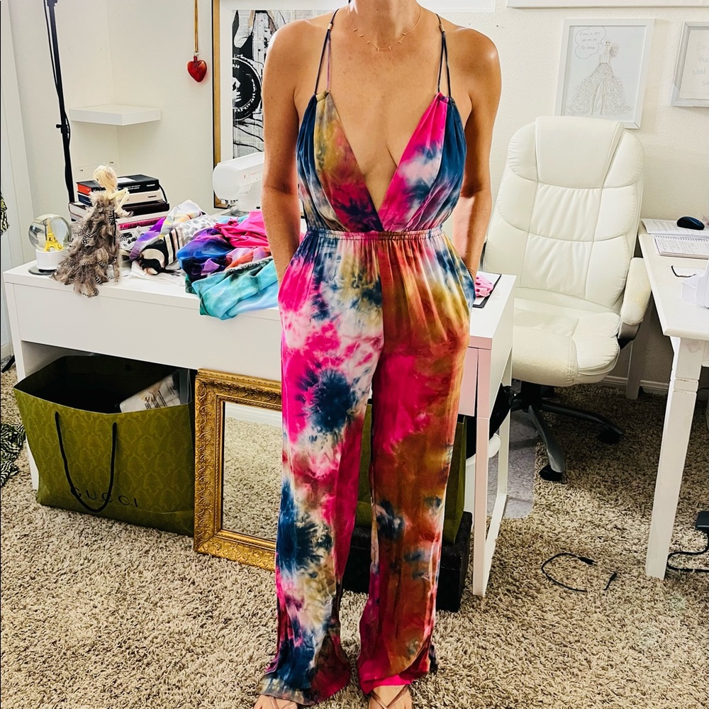 Tie dye jumpsuit